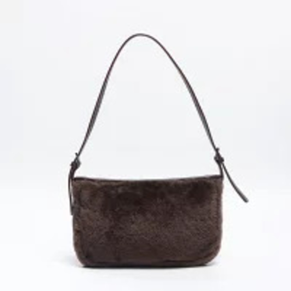 Loewe Sheep Shoulder Bag Fur Brown